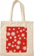 Blueoco Kolorae Graphic Tote Red Snowflake 0