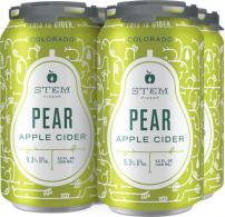 Stem Cider Pear Apple Cider (4 pack 12oz cans) (4 pack 12oz cans)