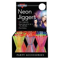 Collins Neon Hard Plastic Jigger