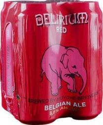 Delirium Red Belgian Strong Ale (4 pack cans) (4 pack cans)
