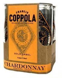 Coppola 'diamond Collection' Chardonnay NV (4 pack 250ml cans) (4 pack 250ml cans)