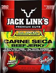 Jack Links Beef Jerky Carne Seca Jerky Jalapeno 3.25 oz