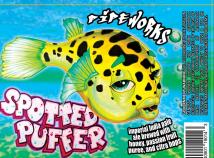 Pipeworks Spotted Puffer Imperial Ipa Brewed With Passion Fruit Puree And Citra Hops (4 pack 16oz cans) (4 pack 16oz cans)