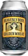 Wellbeing Na Craft Beer Heavenly Body Golden Wheat (4 pack 12oz cans) (4 pack 12oz cans)