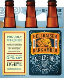 Wellbeing Na Craft Beer Hellraiser Dark Amber (6 pack 12oz bottles) (6 pack 12oz bottles)