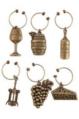 Wine Country Wine Charms (6 Per Pack)