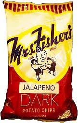 Mrs. Fisher's Dark Jalapeno Potato Chips 9.85 oz