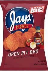 Jay's Open Pit Barbecue Potato Chip 2.5 oz