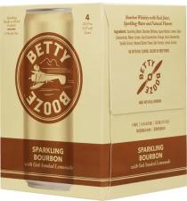 Betty Booze Cocktails Sparkling Bourbon With Oak Smoked Lemonade (4 pack 355ml cans) (4 pack 355ml cans)