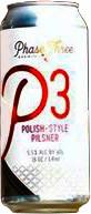 Phase Three Brewing P3 Polish Style Pilsner (4 pack 16oz cans) (4 pack 16oz cans)