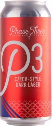 Phase Three Brewing P3 Czech-style Dark Lager (4 pack 16oz cans) (4 pack 16oz cans)