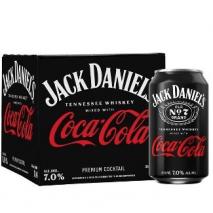 Jack Daniels Coca Cola Premium Cocktail (4 pack 12oz cans) (4 pack 12oz cans)