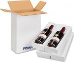 Wine Bottle Shippers - 2 Bottle Pack Uline 0