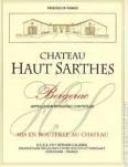 Chateau Haut Sarthes Bergerac Rouge 2014 (750)