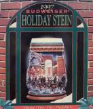 Budweiser Holiday Stein 1997
